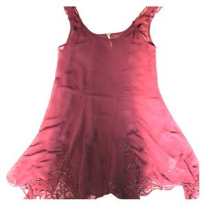 Flowy summer mini dress